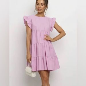 Petal and Pup - Lilac Babydoll Dress - Size 2 US